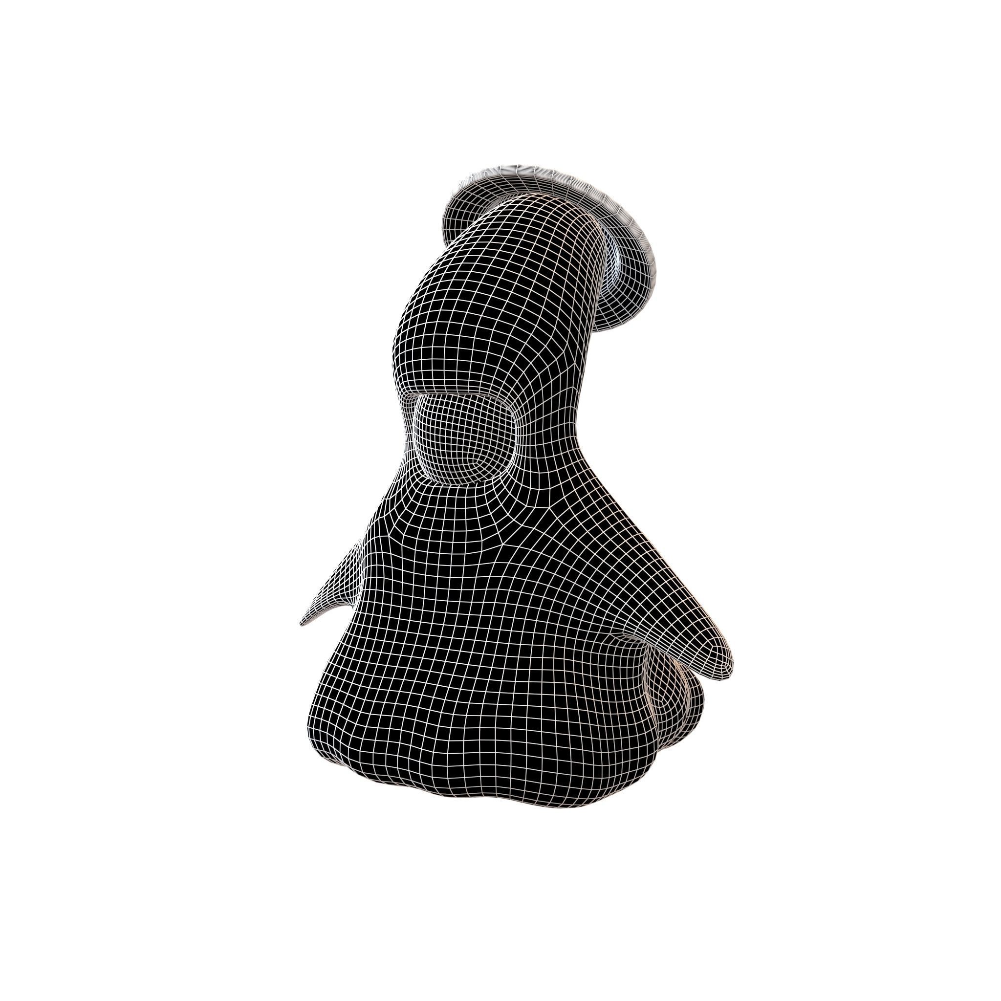 Slime OI v1 0005 Green Army Ver 2 Low-poly 3D model_5