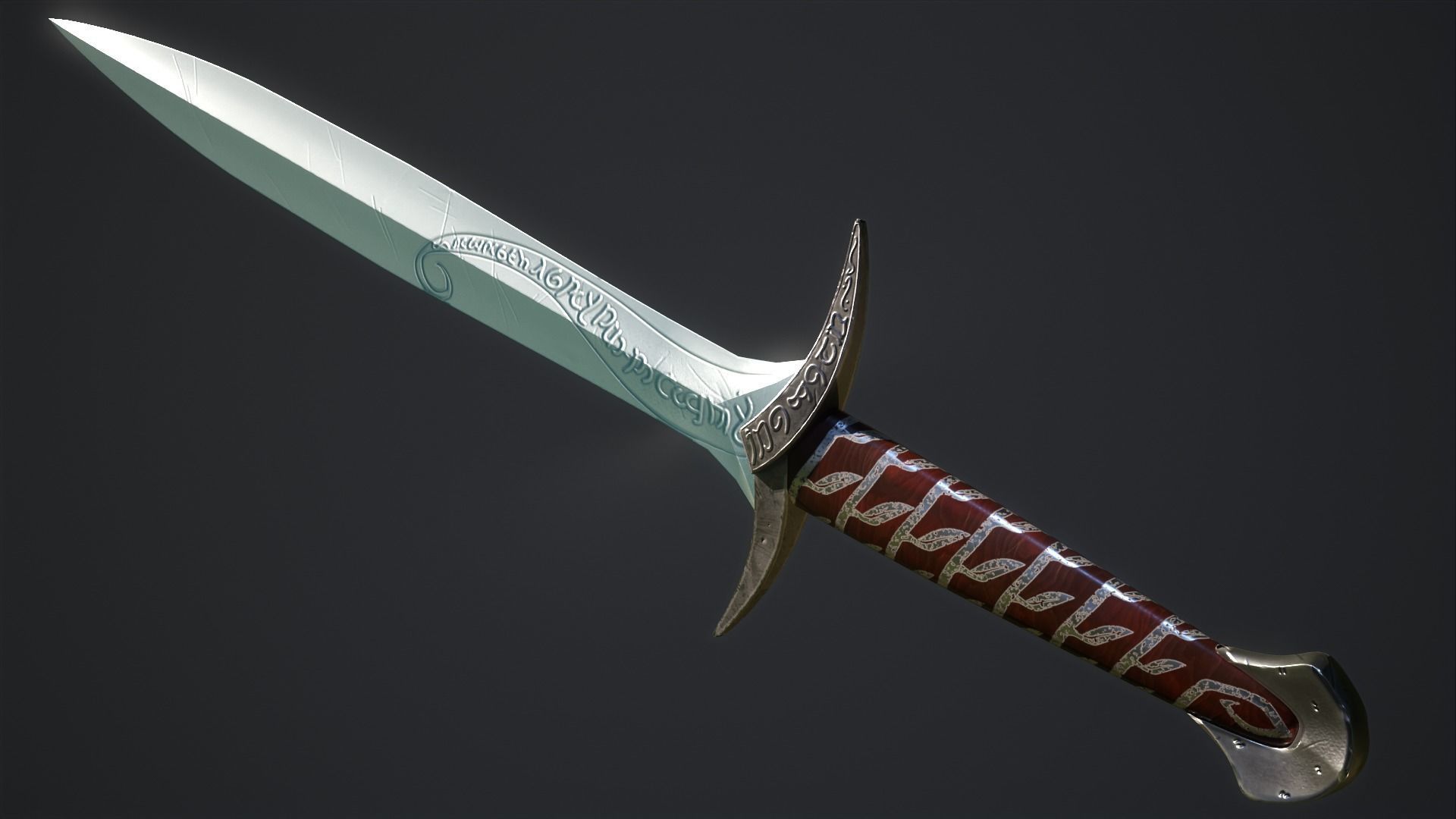 3D Printable Sting Sword From LOTR and Hobbit 3D print model_5