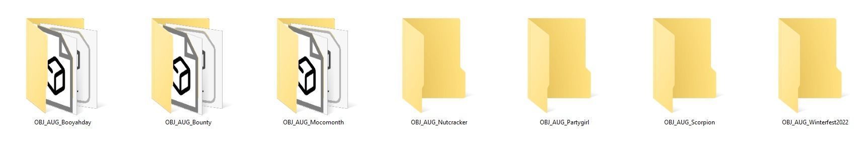 AUG Rifle Game Weapon 7x 3D model_13