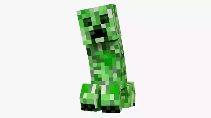 Minecraft Creeper Low-poly 3D model
