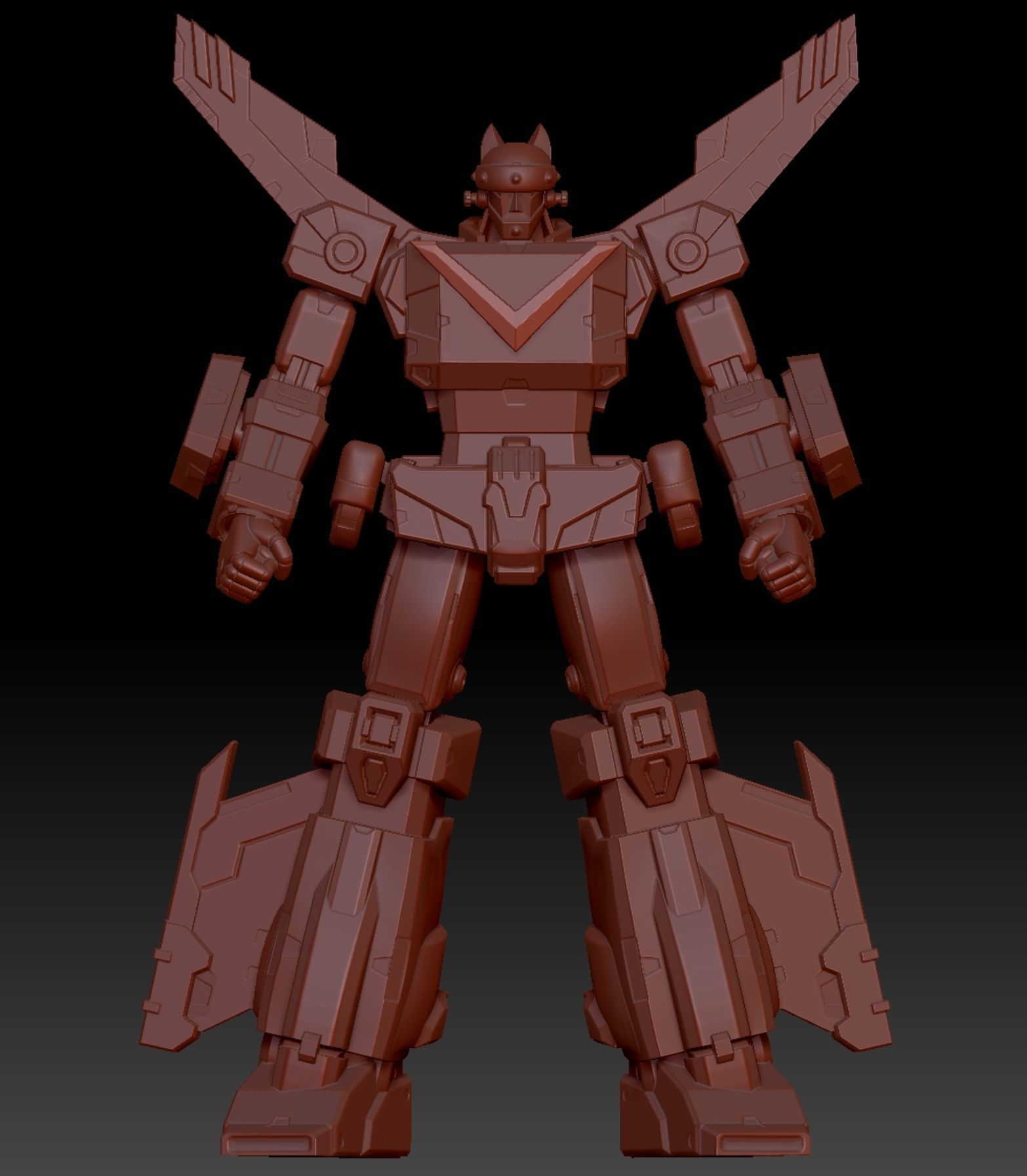 SUPER TAEKWON V Korean version of fan art 3D print model_4