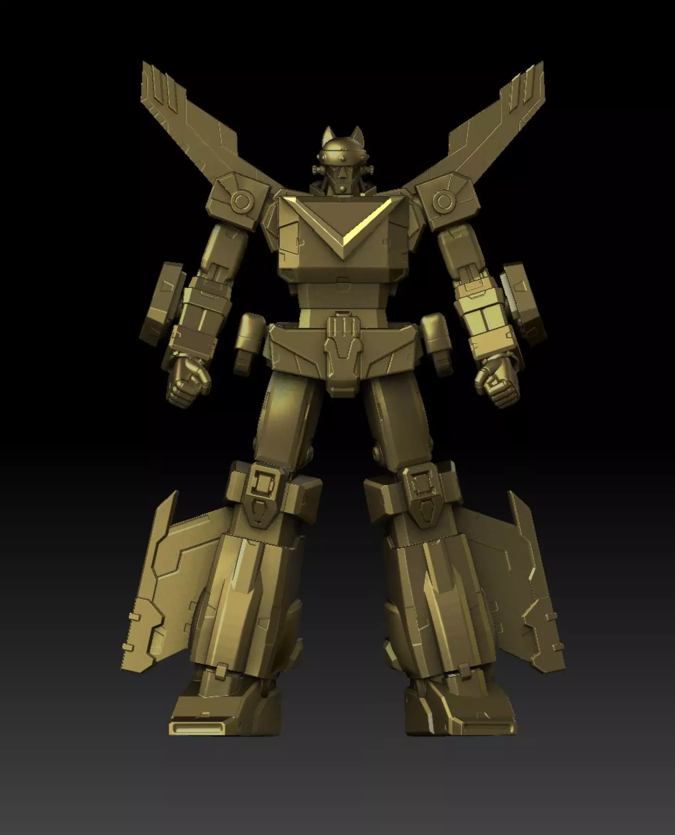 SUPER TAEKWON V Korean version of fan art 3D print model_0