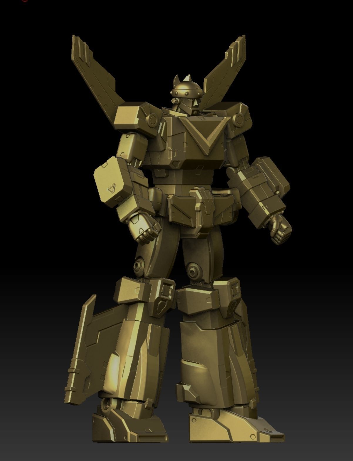 SUPER TAEKWON V Korean version of fan art 3D print model_1