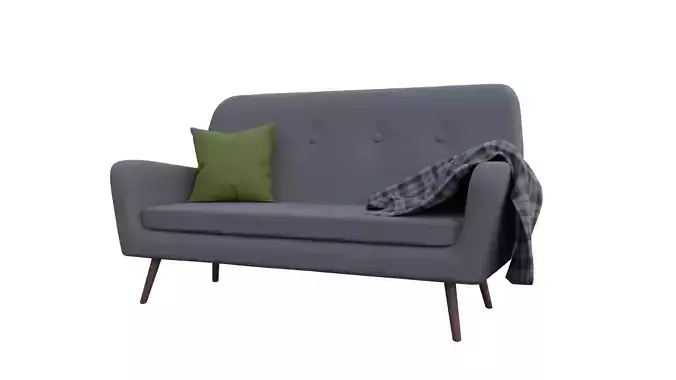 Contemporary Sofa 3D Model