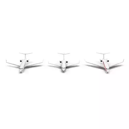 Gulfstream Business Jets Collection 3D model