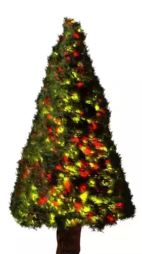 Christmas tree Low-poly 3D model
