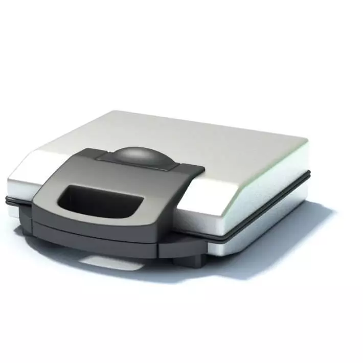 Waffle Maker 3D model_0