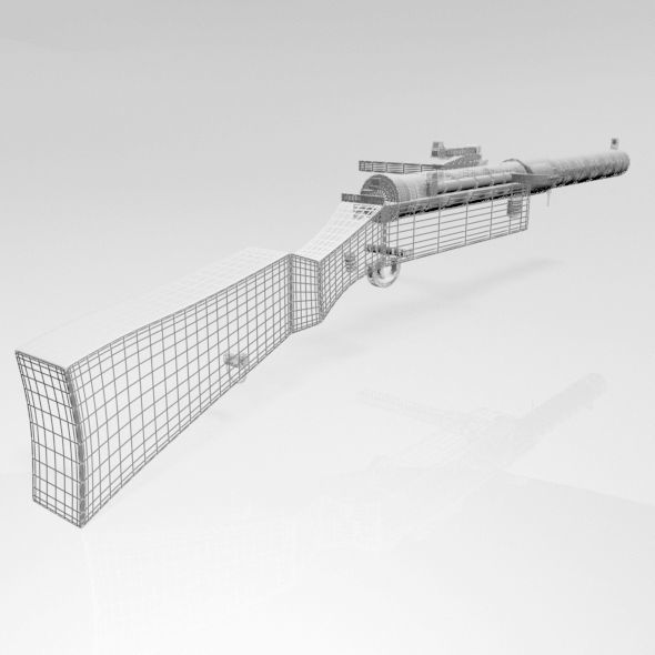MP 28 Gun 01 3D model_5