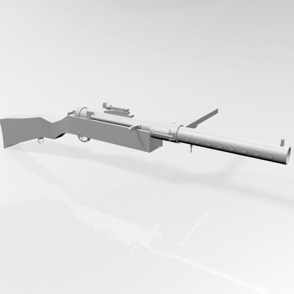 MP 28 Gun 01 3D model_1