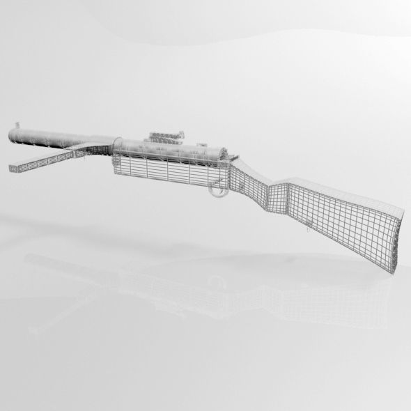 MP 28 Gun 01 3D model_4