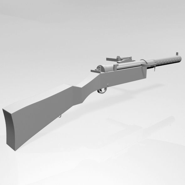 MP 28 Gun 01 3D model_2
