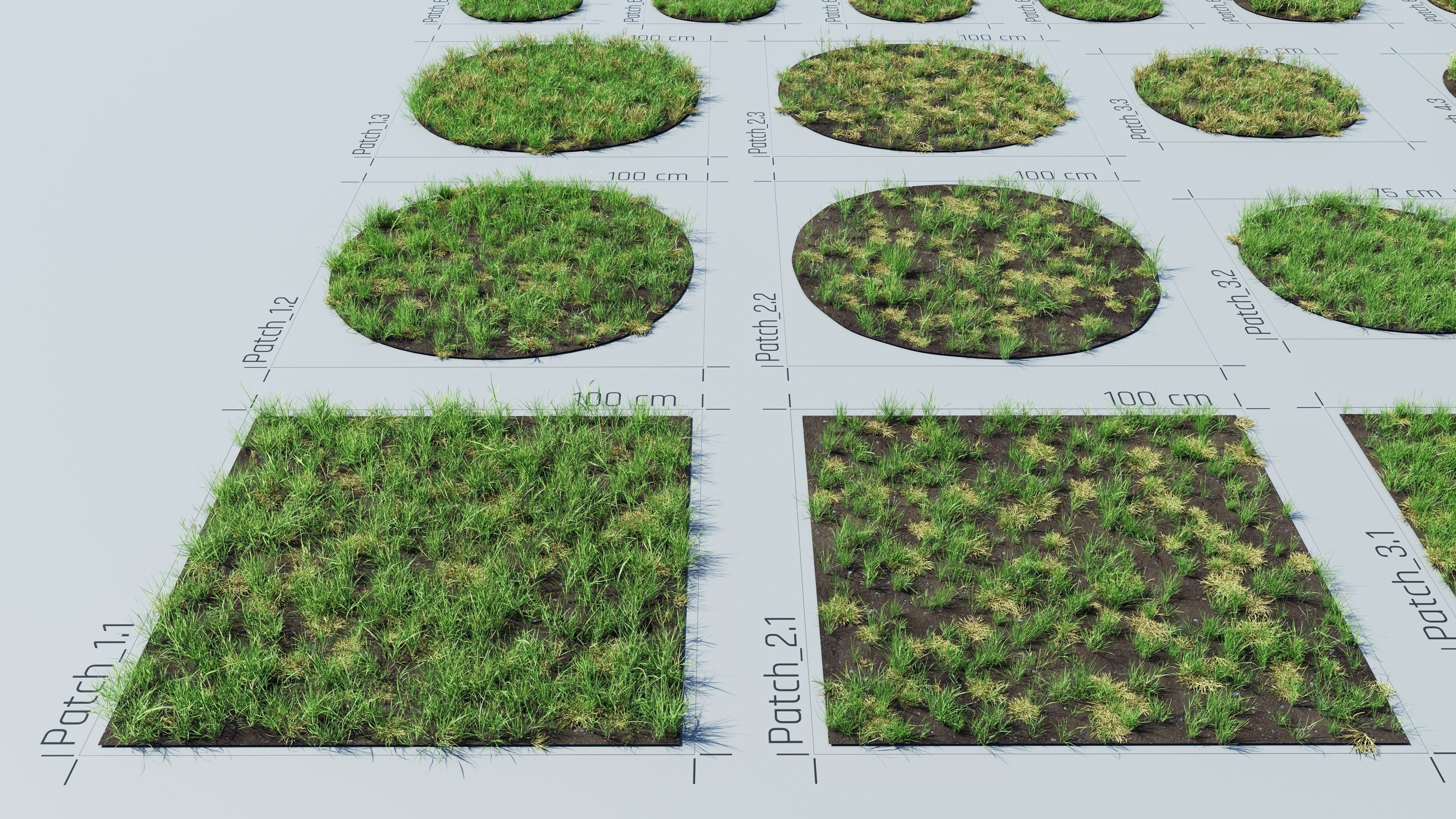 Realistic Grass Pack - CGrass v2 Low-poly 3D model_35