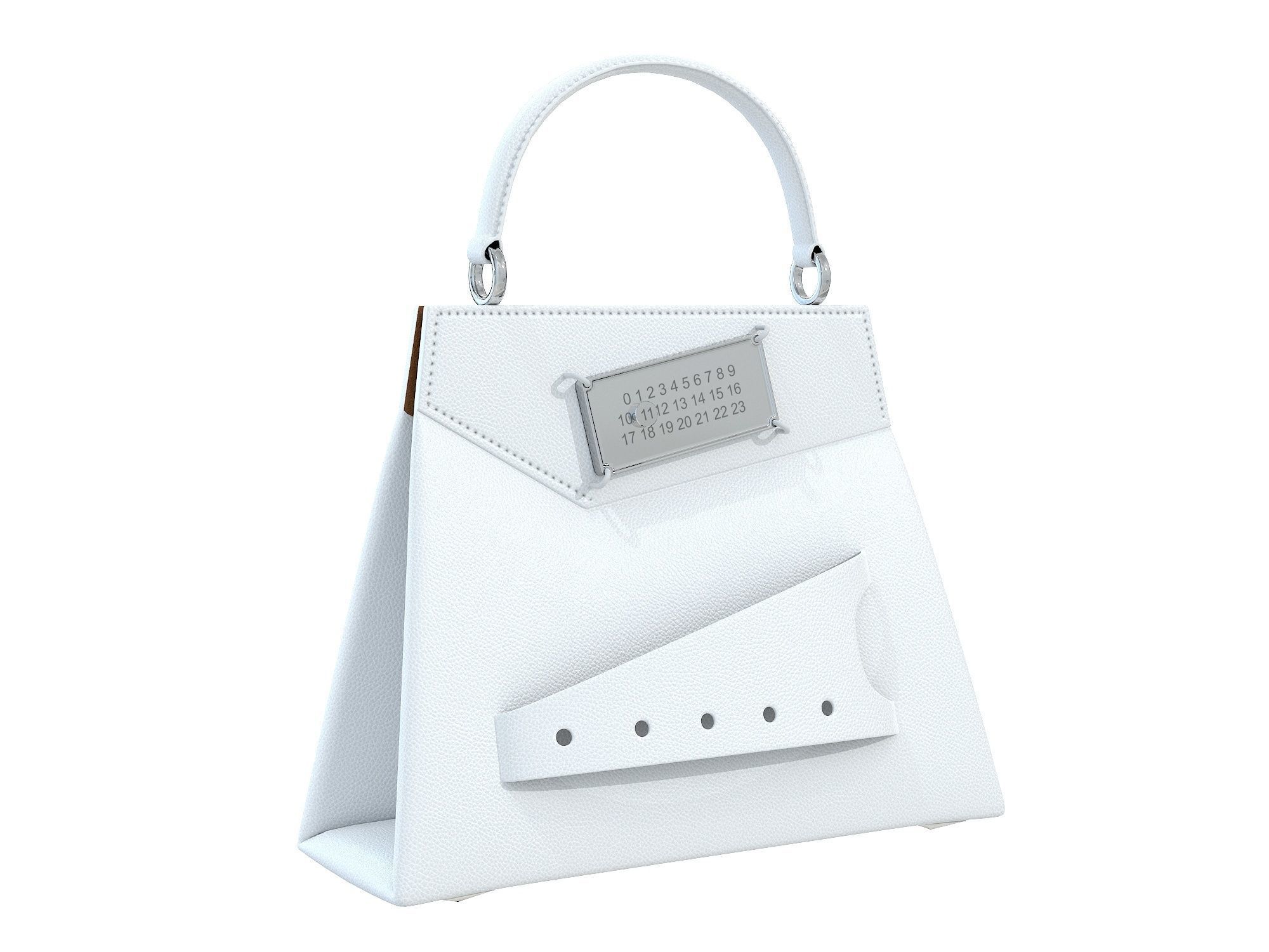 Maison Margiela Small Snatched top handle bag Low-poly 3D model_14