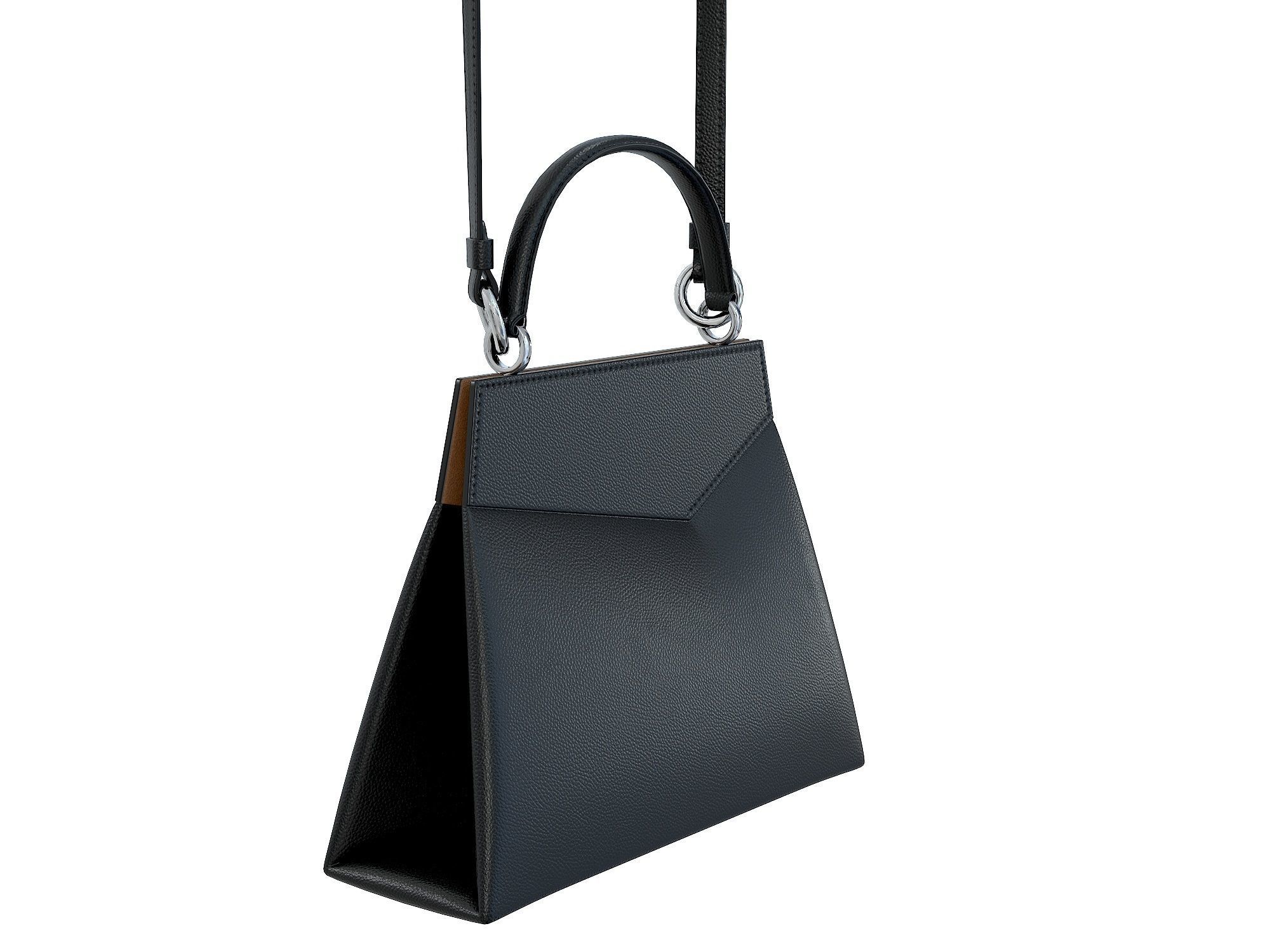 Maison Margiela Small Snatched top handle bag Low-poly 3D model_8