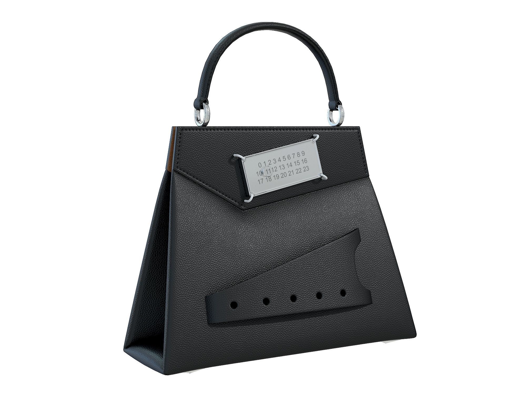 Maison Margiela Small Snatched top handle bag Low-poly 3D model_12