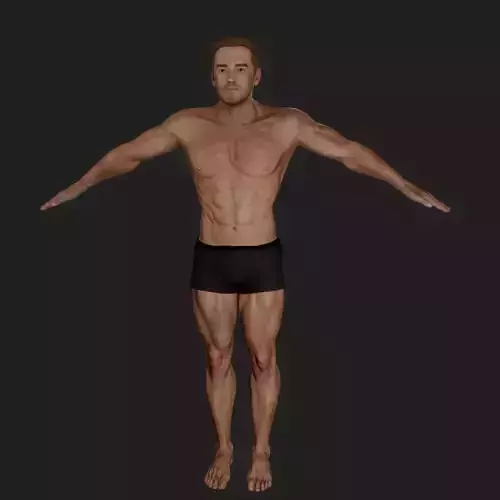 Male realistic Base Mesh 