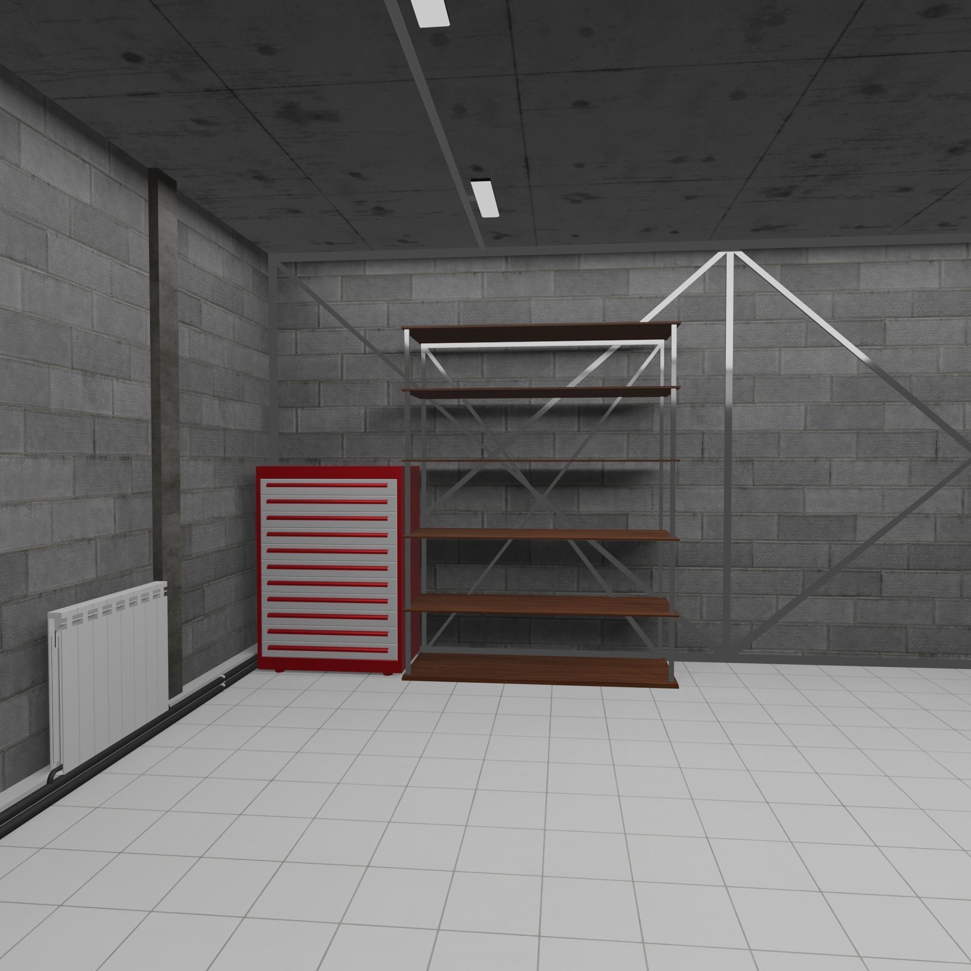 Warehouse loft V2 3D model_5