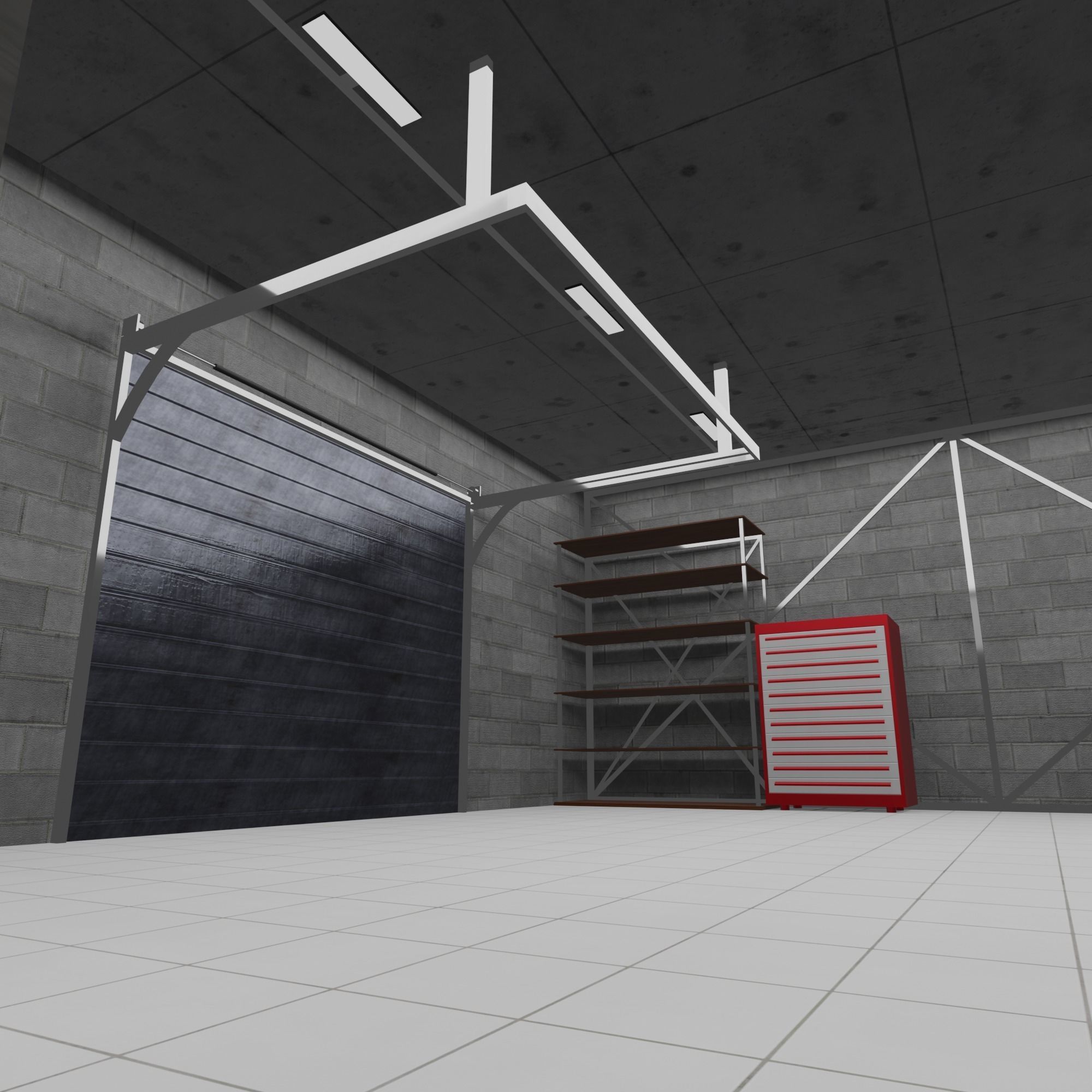 Warehouse loft V2 3D model_7