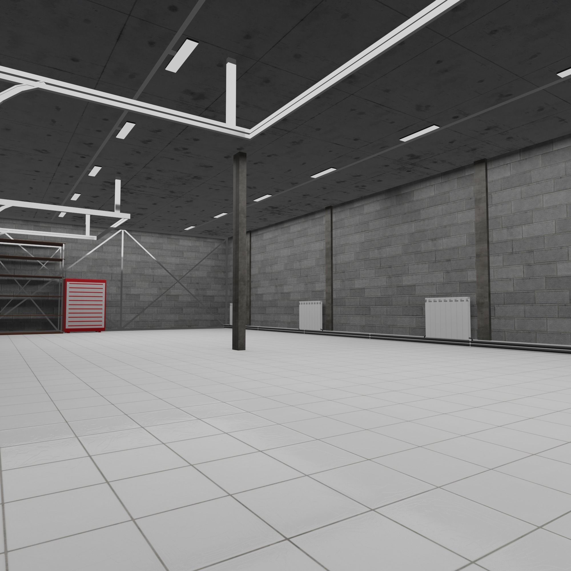 Warehouse loft V2 3D model_3