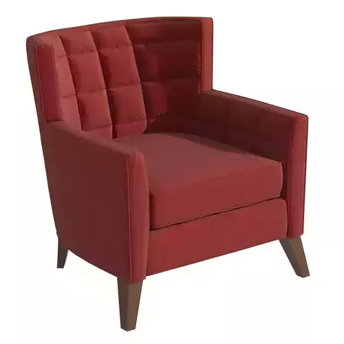 Kellex Guy Lounge Chair With Buttonless Tufts