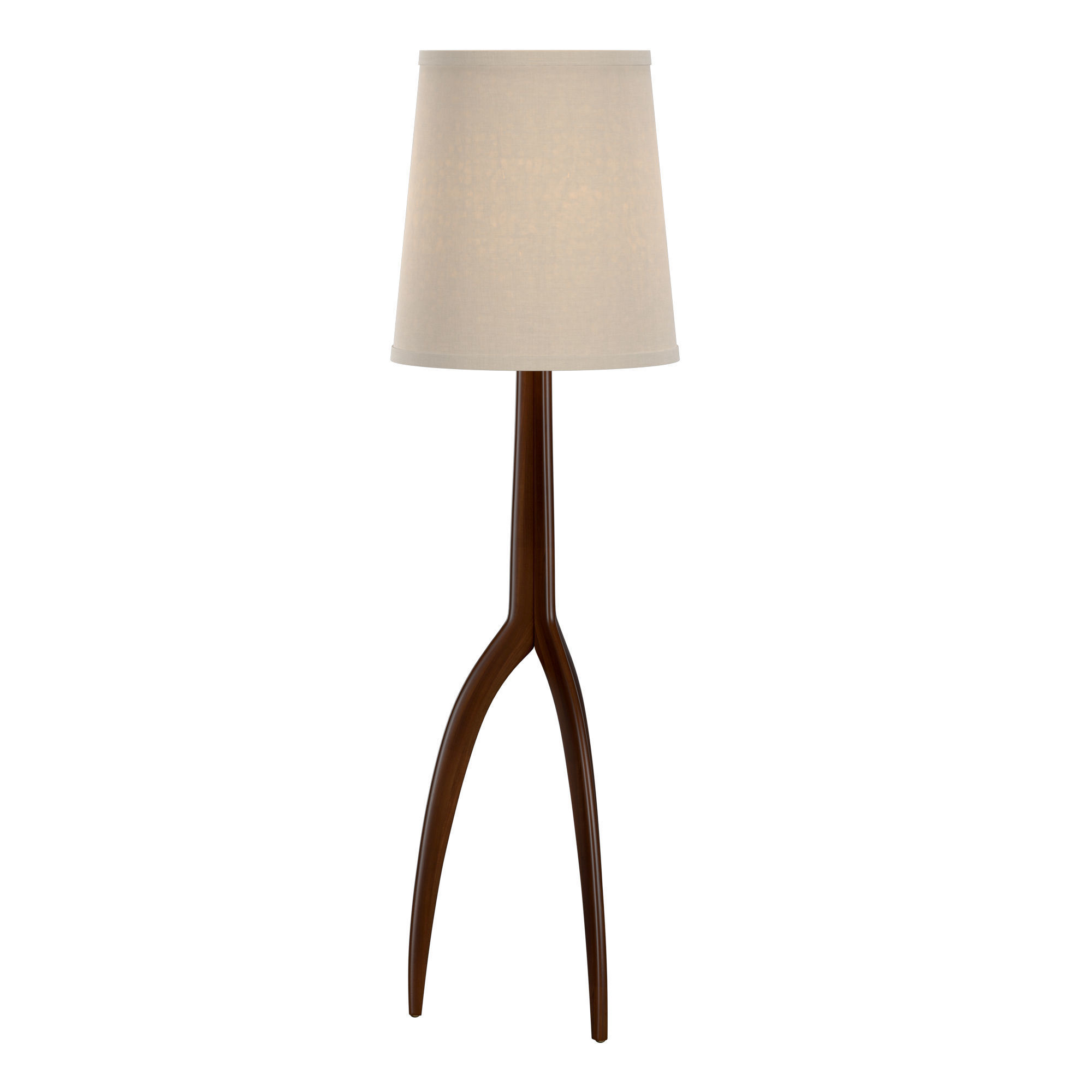 Mid Century Tripod Floor Lamp 3D model_1