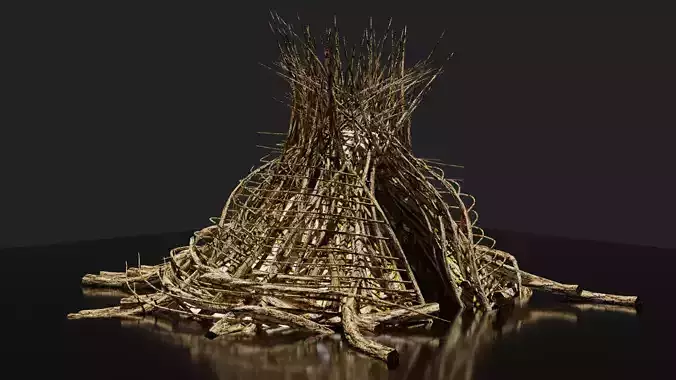 Forest - Wooden Shelter No2