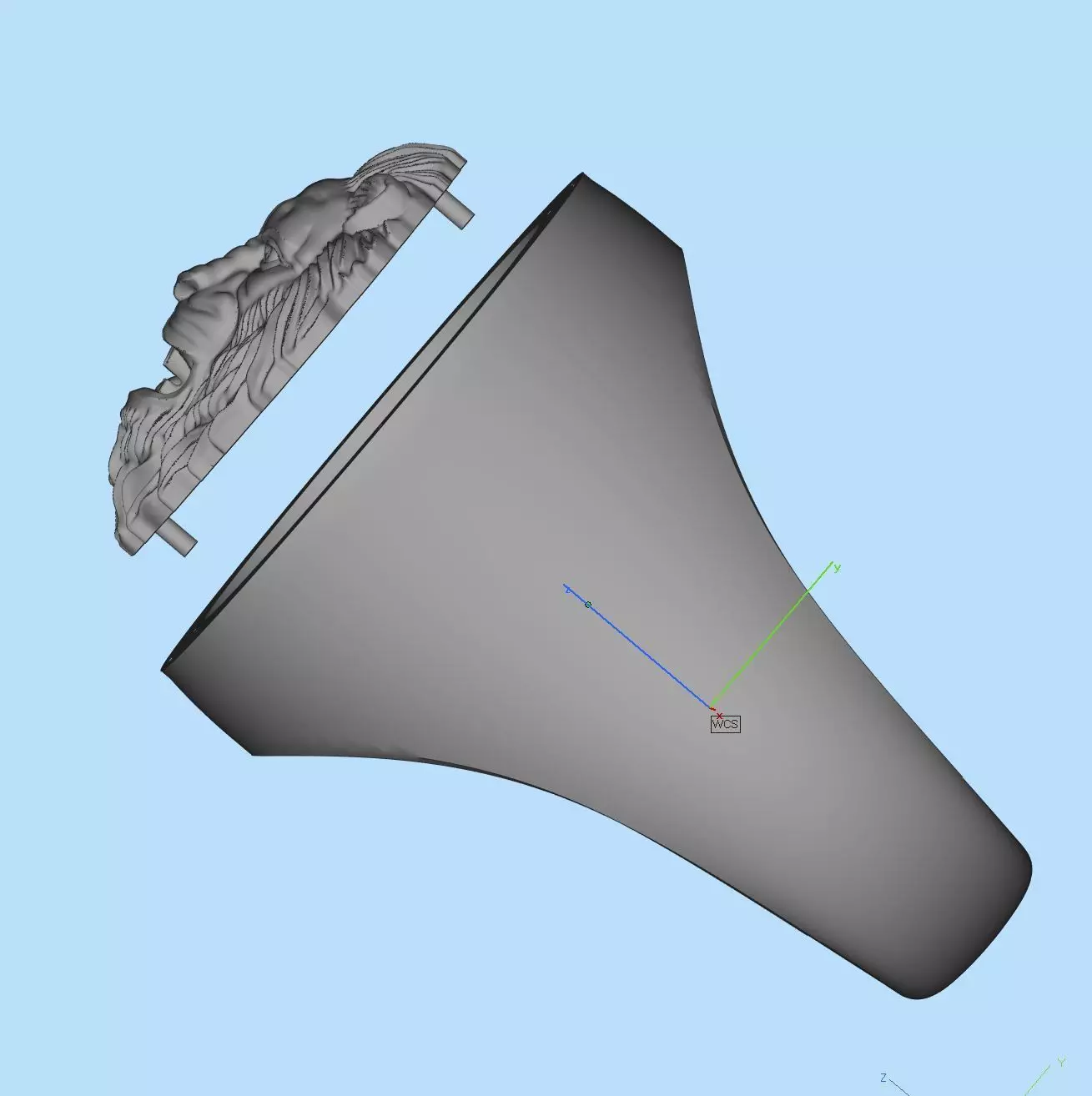 Ring Lion For pendant 3D print model_8