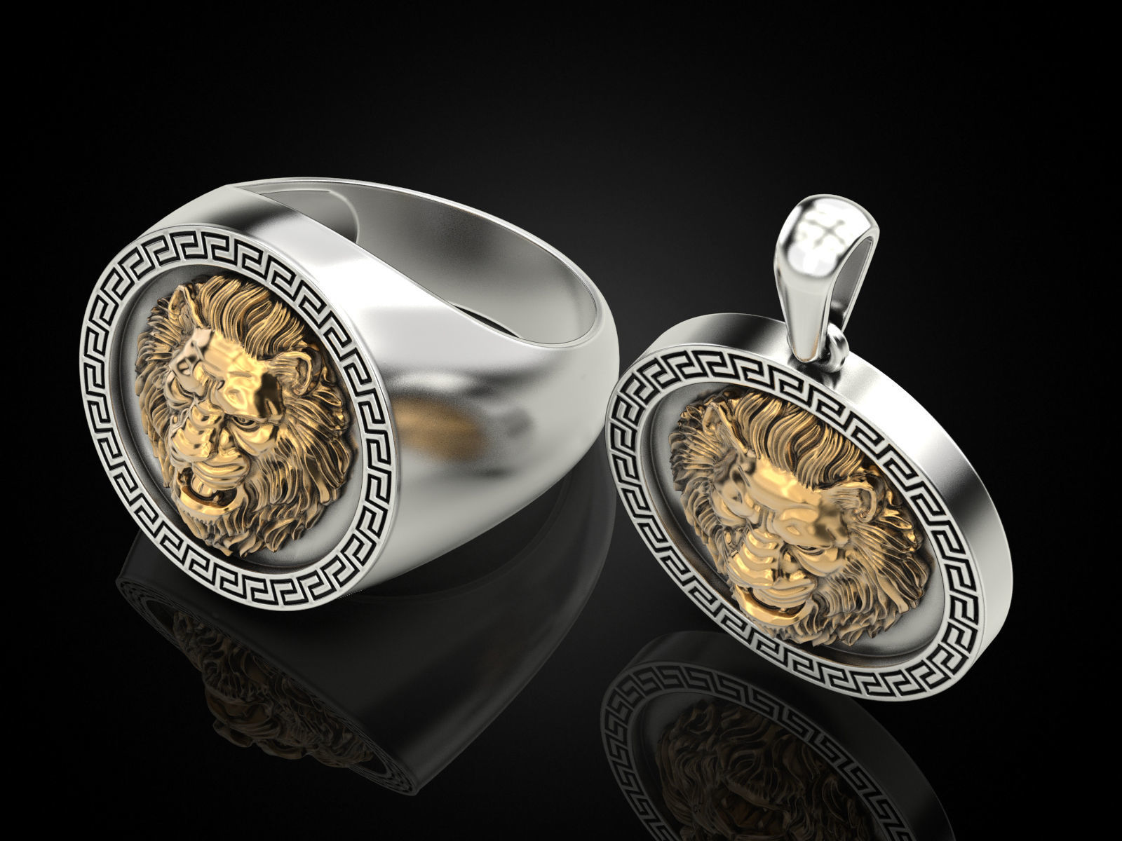 Collection Lion Ring  and Pendant _3