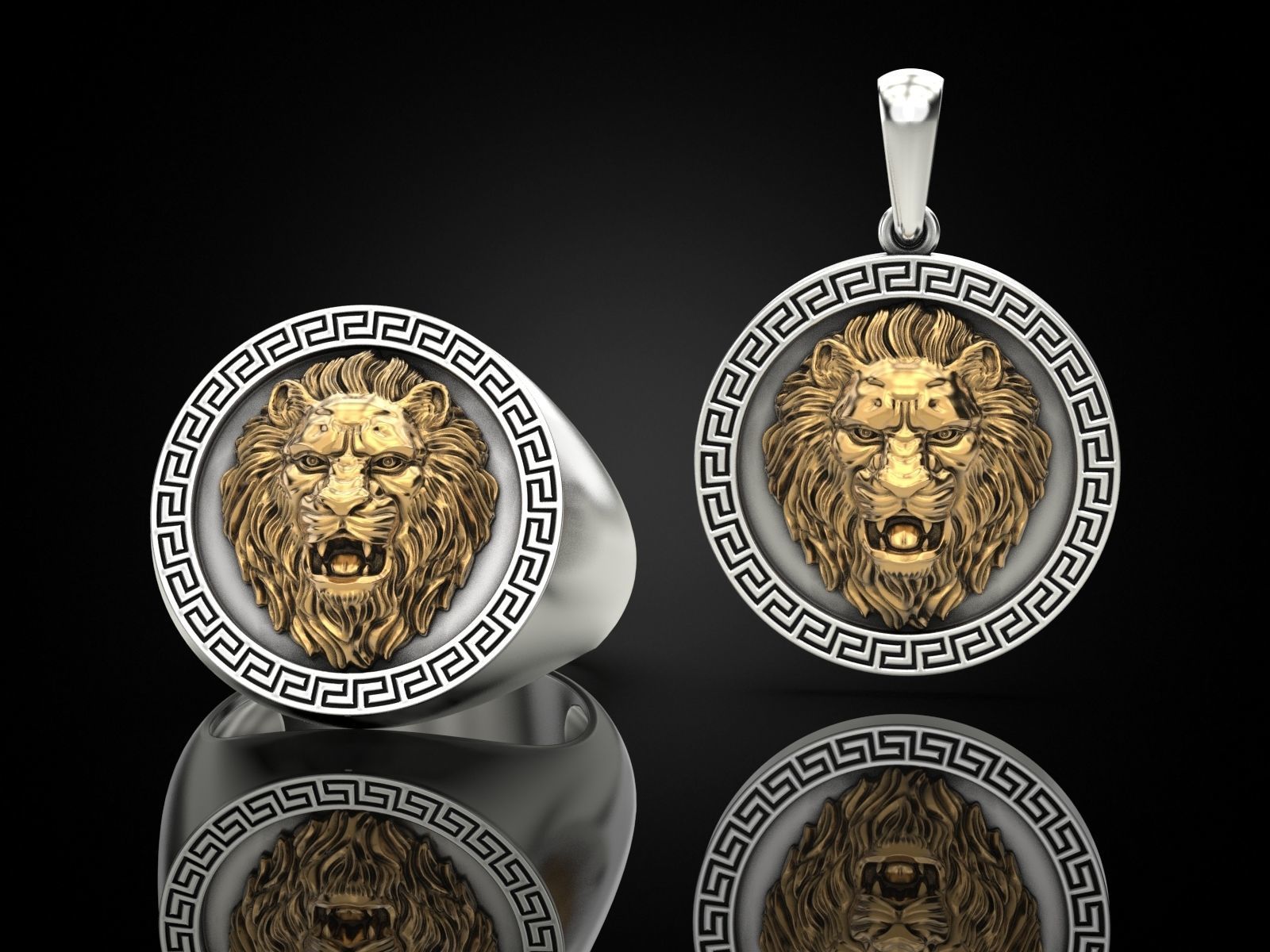Collection Lion Ring  and Pendant _1