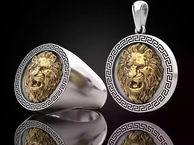 Collection Lion Ring  and Pendant 