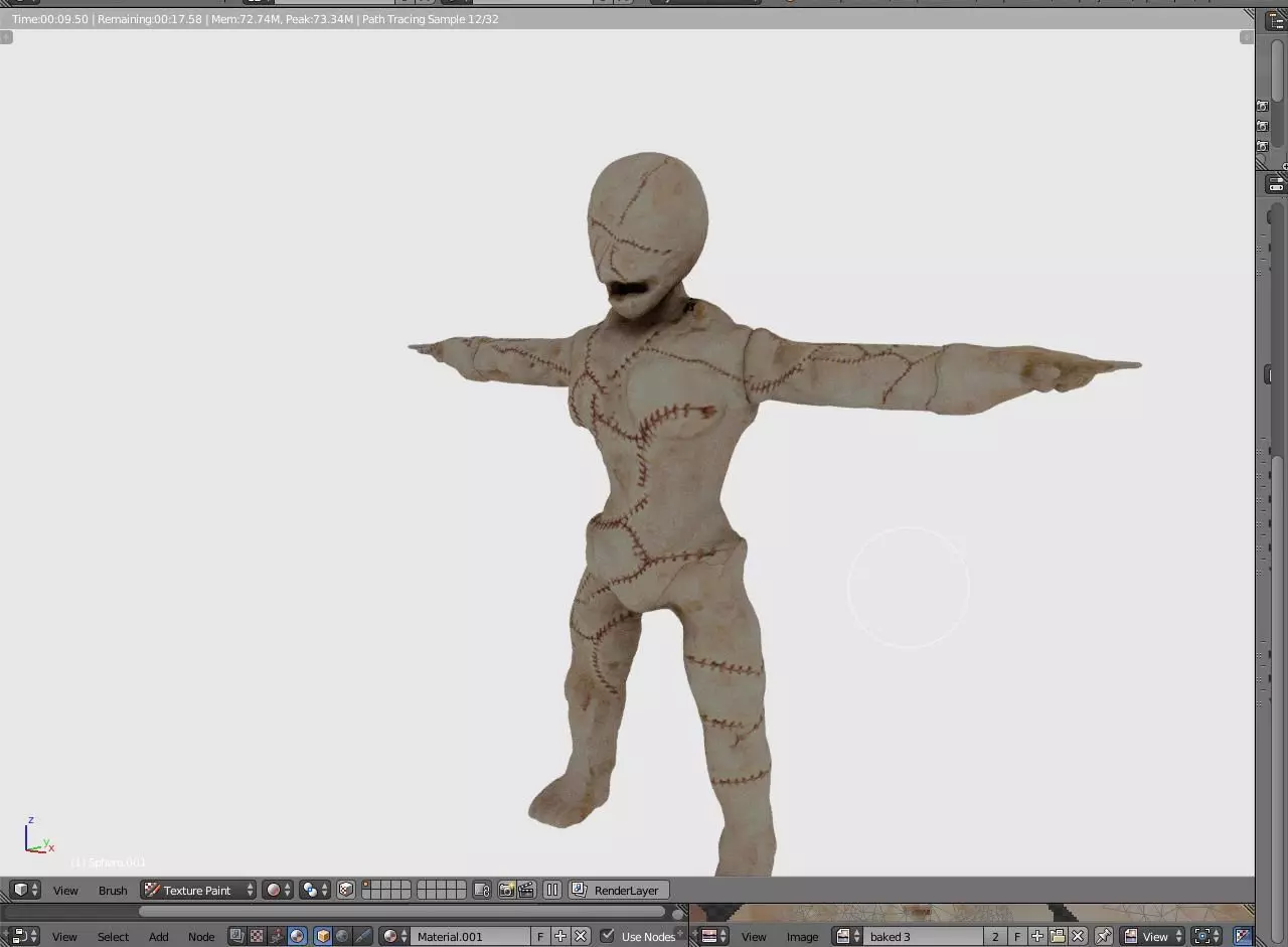 fbx-monster animated character Free 3D model