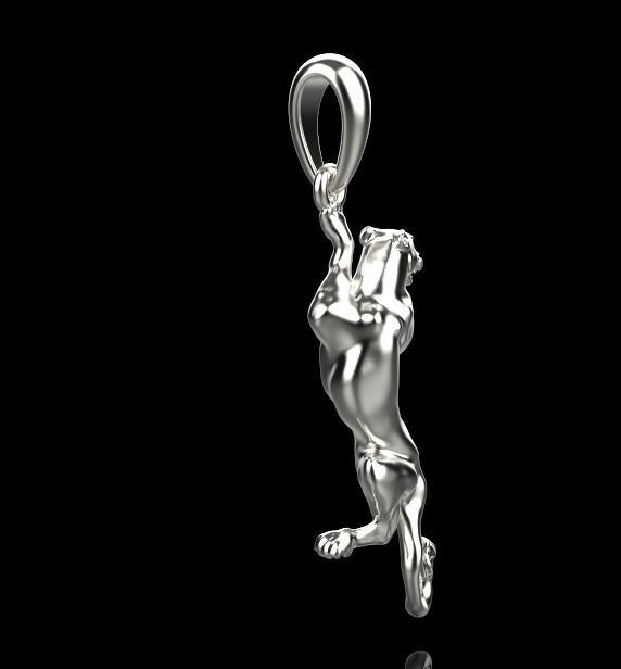 pendant panther 3D print model_13