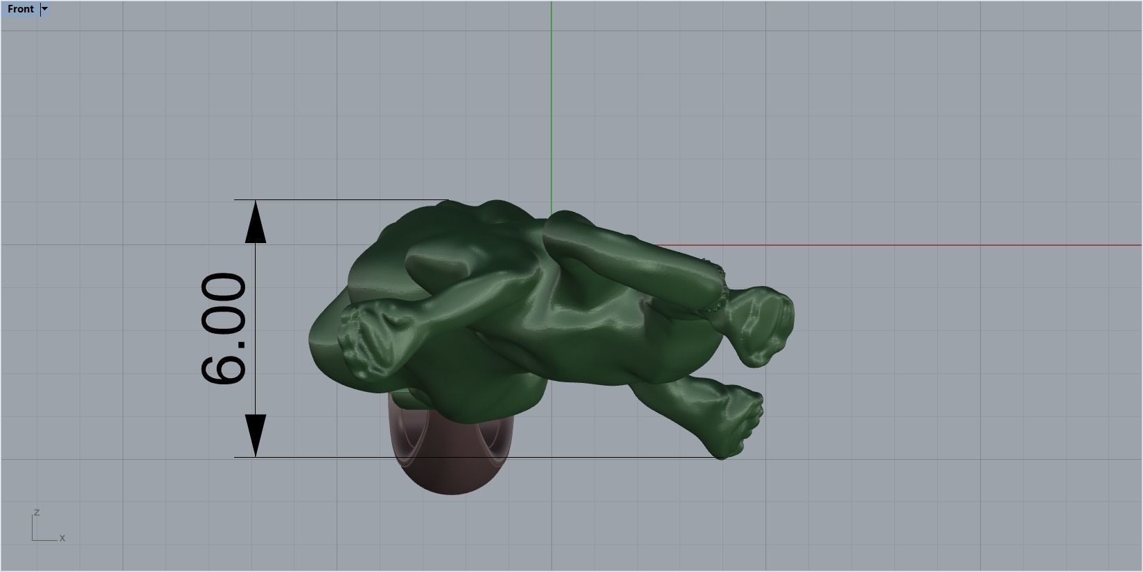 pendant panther 3D print model_2