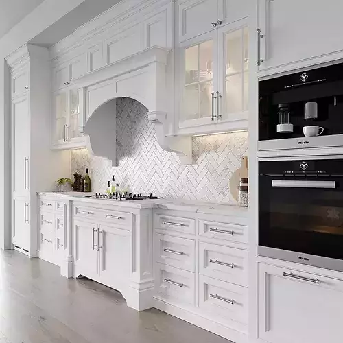 Classic kitchen 6 3D model 5