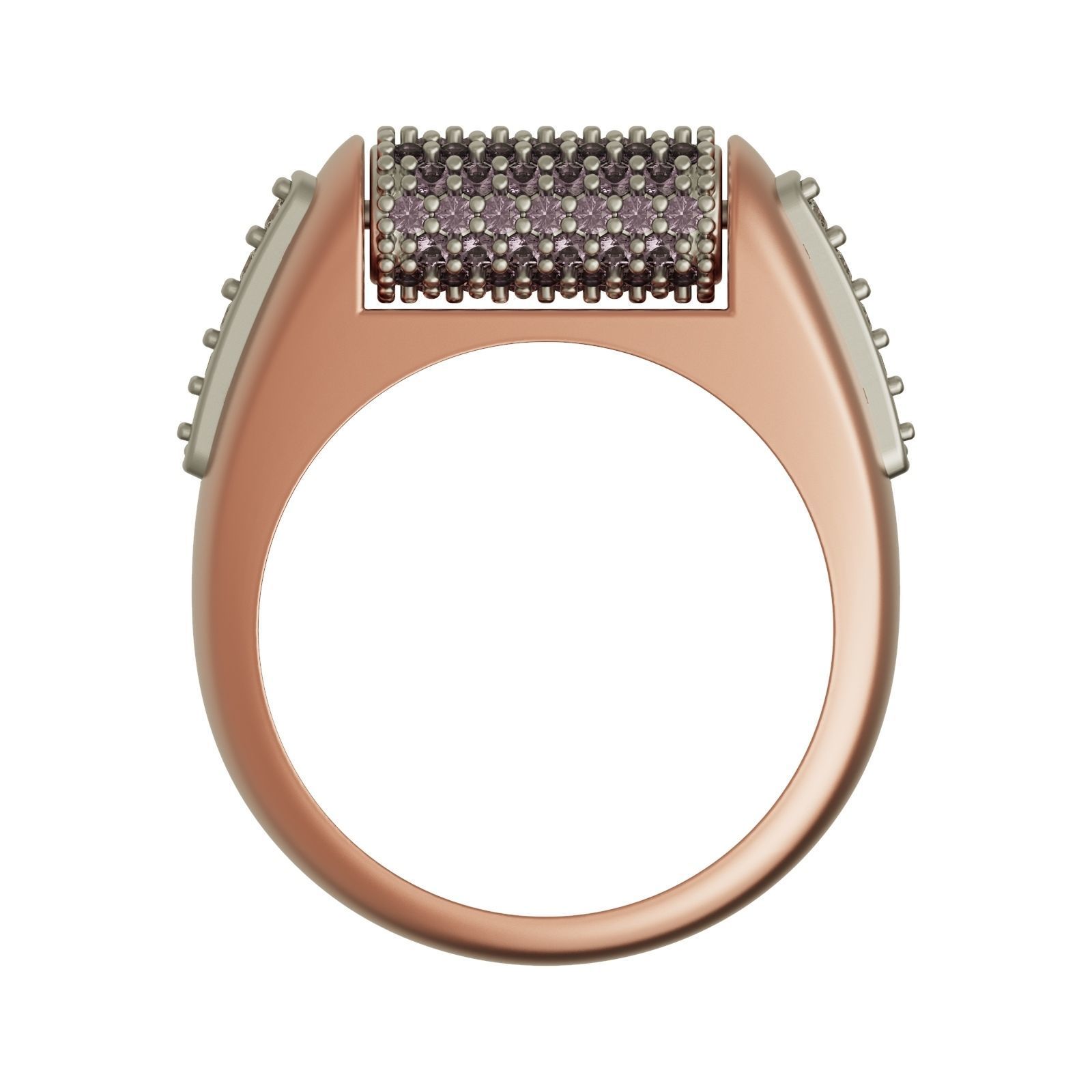 Diamond ring Moving 2 3D print model_1