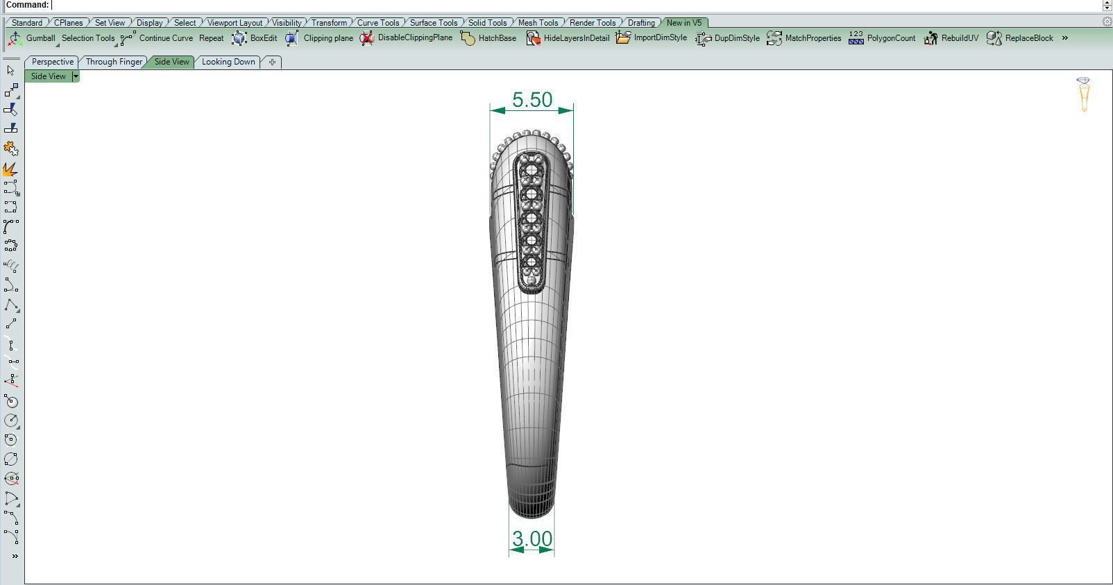 Diamond ring Moving 2 3D print model_19
