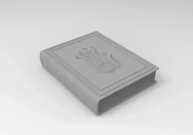 Skyrim Destruction Spell Tome BOX 3D print model