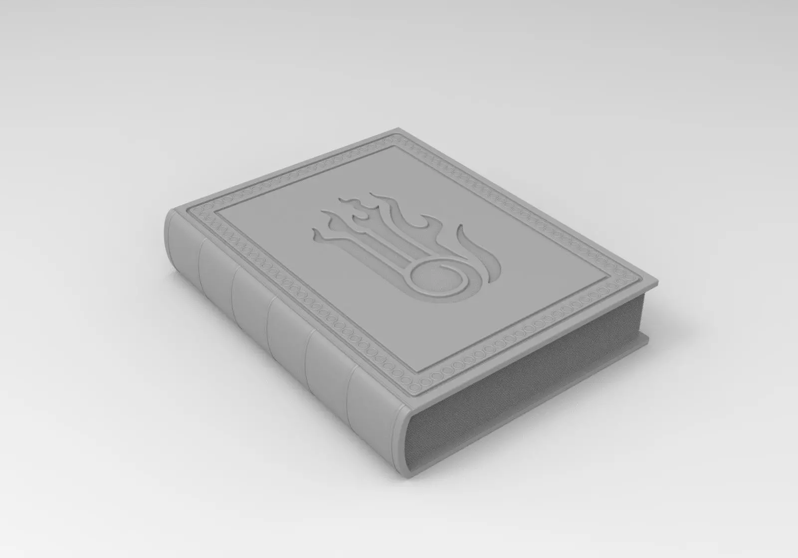 Skyrim Destruction Spell Tome BOX 3D print model