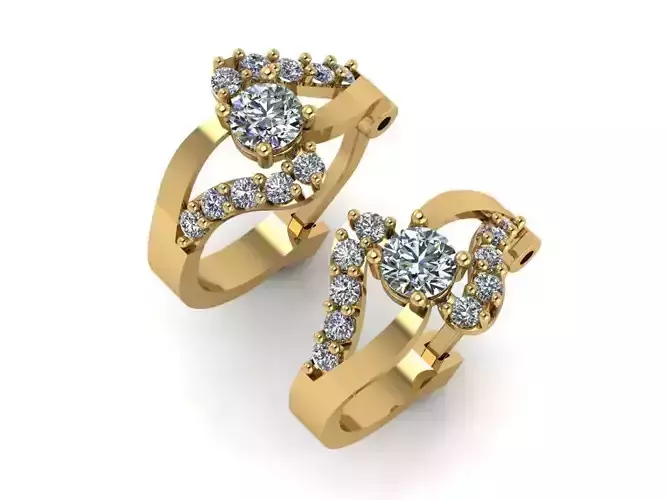 gorgeous earrings with stones