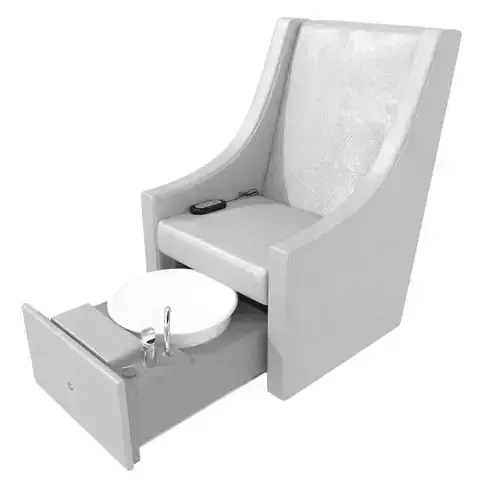 Salon Furniture Modern Wing Pedicure Spa Chair 3D model