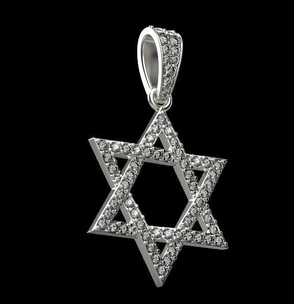 star of David 3D print model_14