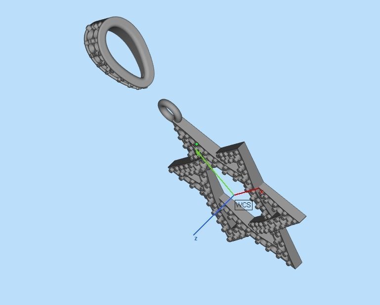 star of David 3D print model_27