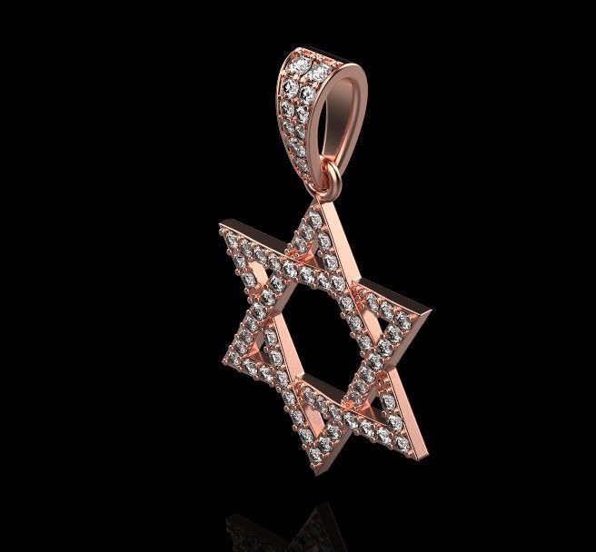star of David 3D print model_17