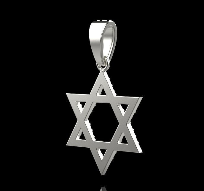 star of David 3D print model_15