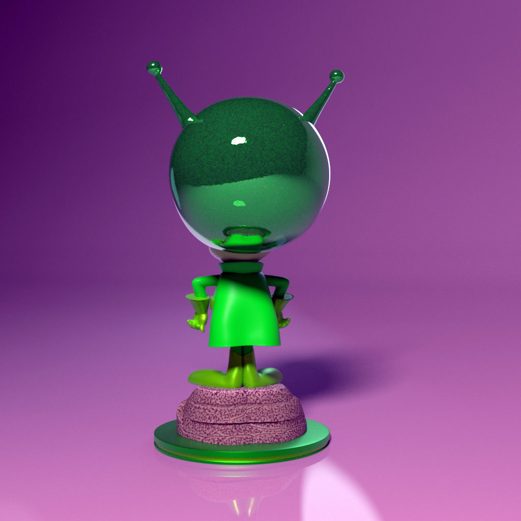 The Great Gazoo- The Flintstones Show 3D print model_3