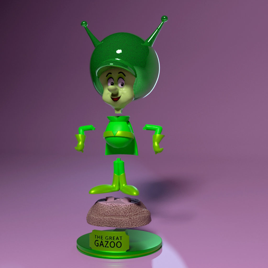 The Great Gazoo- The Flintstones Show 3D print model_4