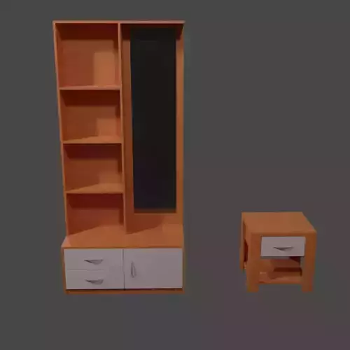 Nightstand and Dresser Set