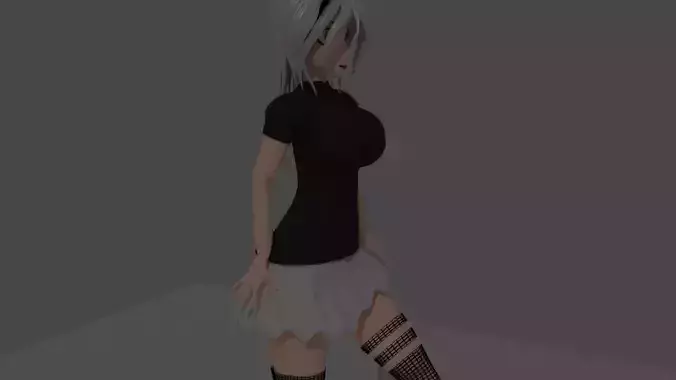 Girl gothic Anime Woman  Mesh chica gotica de anime Mesh 