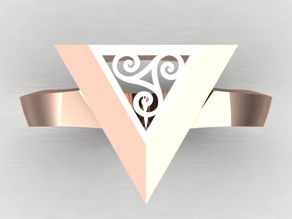 pyramid ring 02 3D print model_21