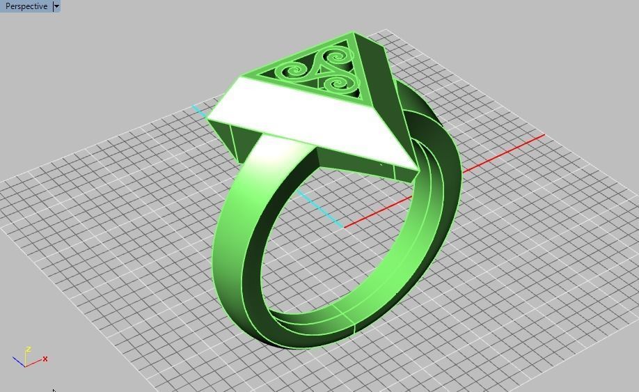 pyramid ring 02 3D print model_23